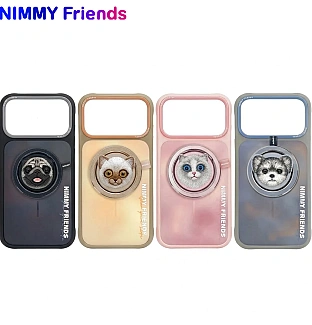 قاب نیمی با پاپ سوکت Nimmy Big Eye Cute Pet Case Series سری 17 شماره 1